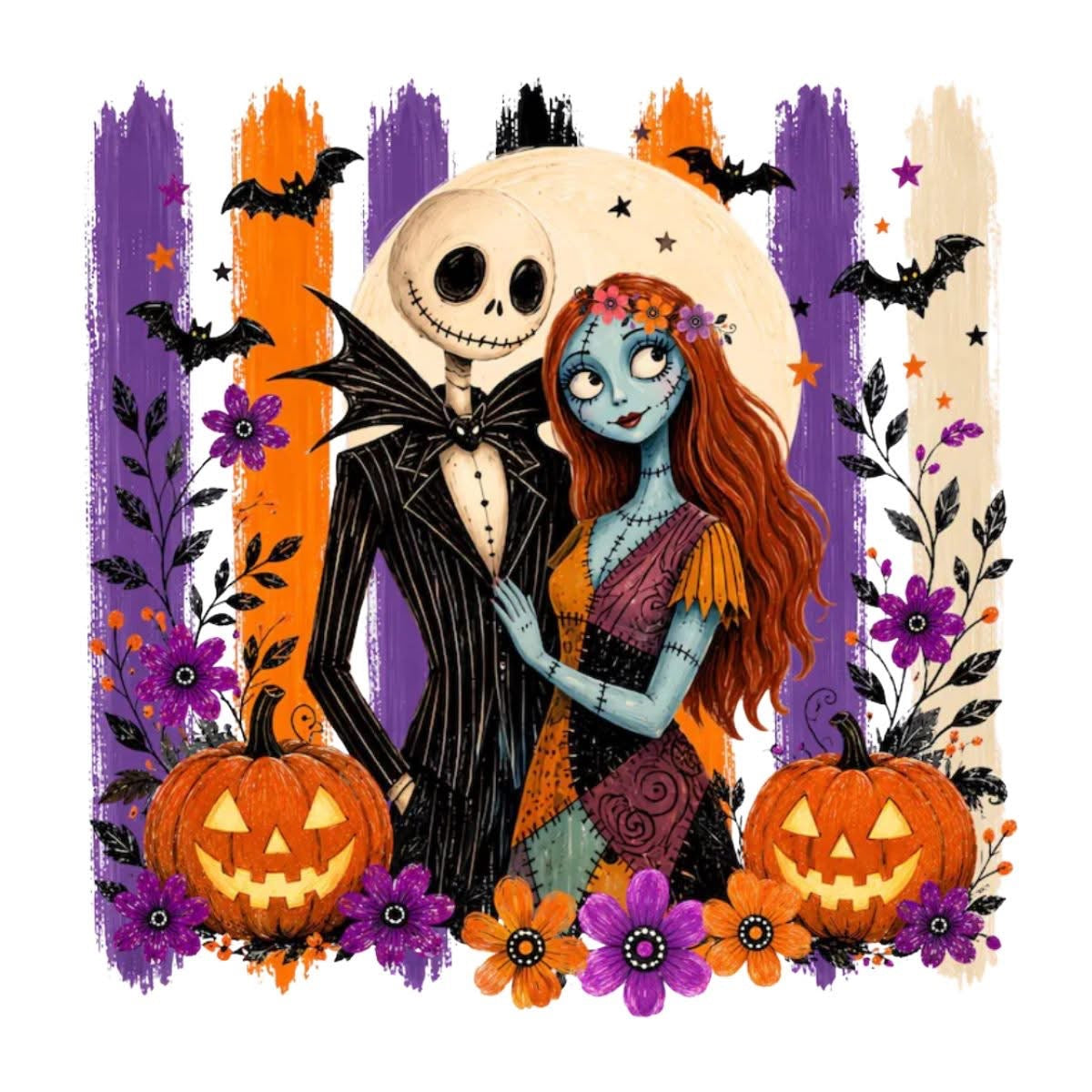 The Nightmare Before Christmas (choose character) DTF ready to press iron on transfer for clothing