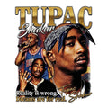 Tupac Shakur DTF ready to press iron on transfer for clothing t-shirts and hoodies