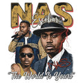 NAS DTF ready to press iron on transfer for clothing t-shirts and hoodies
