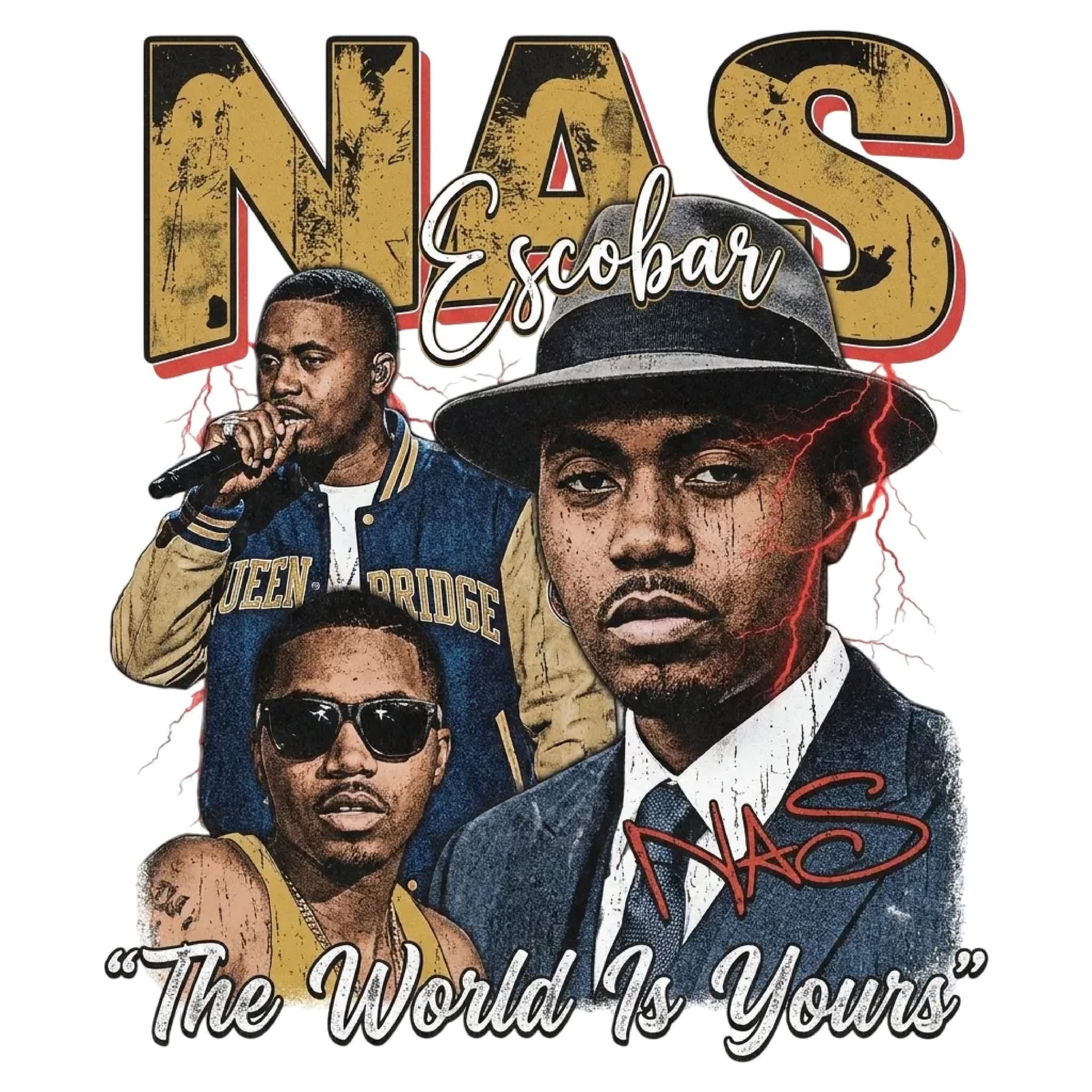 NAS DTF ready to press iron on transfer for clothing t-shirts and hoodies