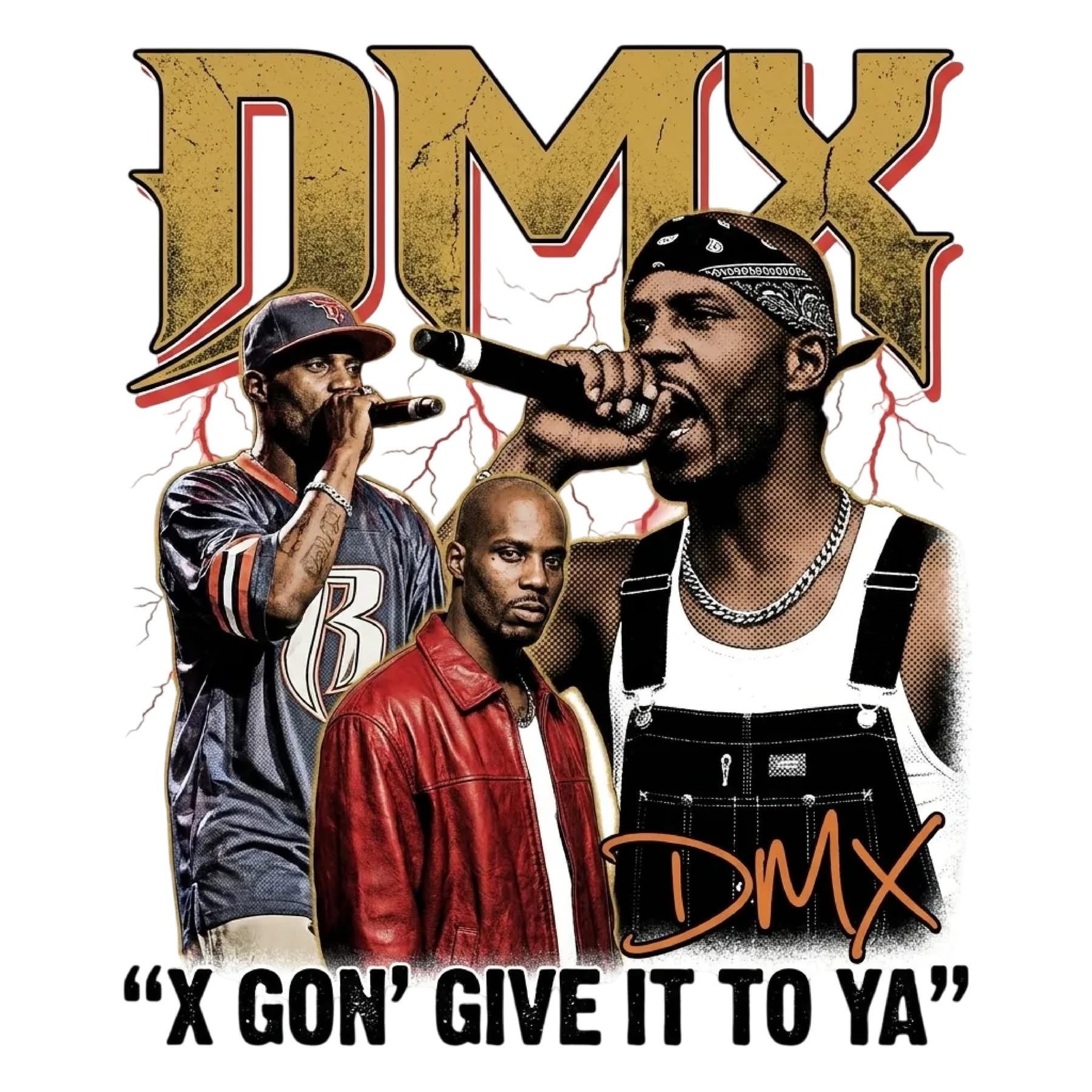 DMX DTF ready to press iron on transfer for clothing t-shirts and hoodies