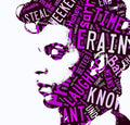 Prince Head Silhouette DTF Iron on transfer for t-shirts clothing and hoodies