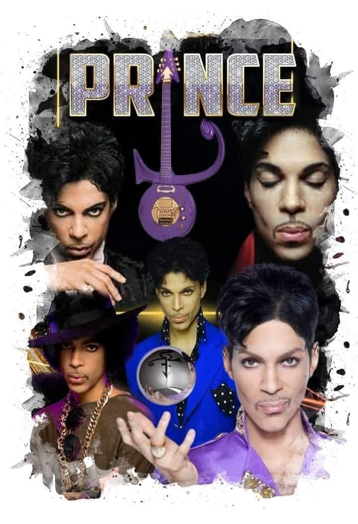 Prince Collage DTF Ready to press iron on for clothing t-shirts hoodies