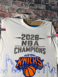 Airbrushed New York Knicks 2026 NBA CHAMPIONS T-Shirt