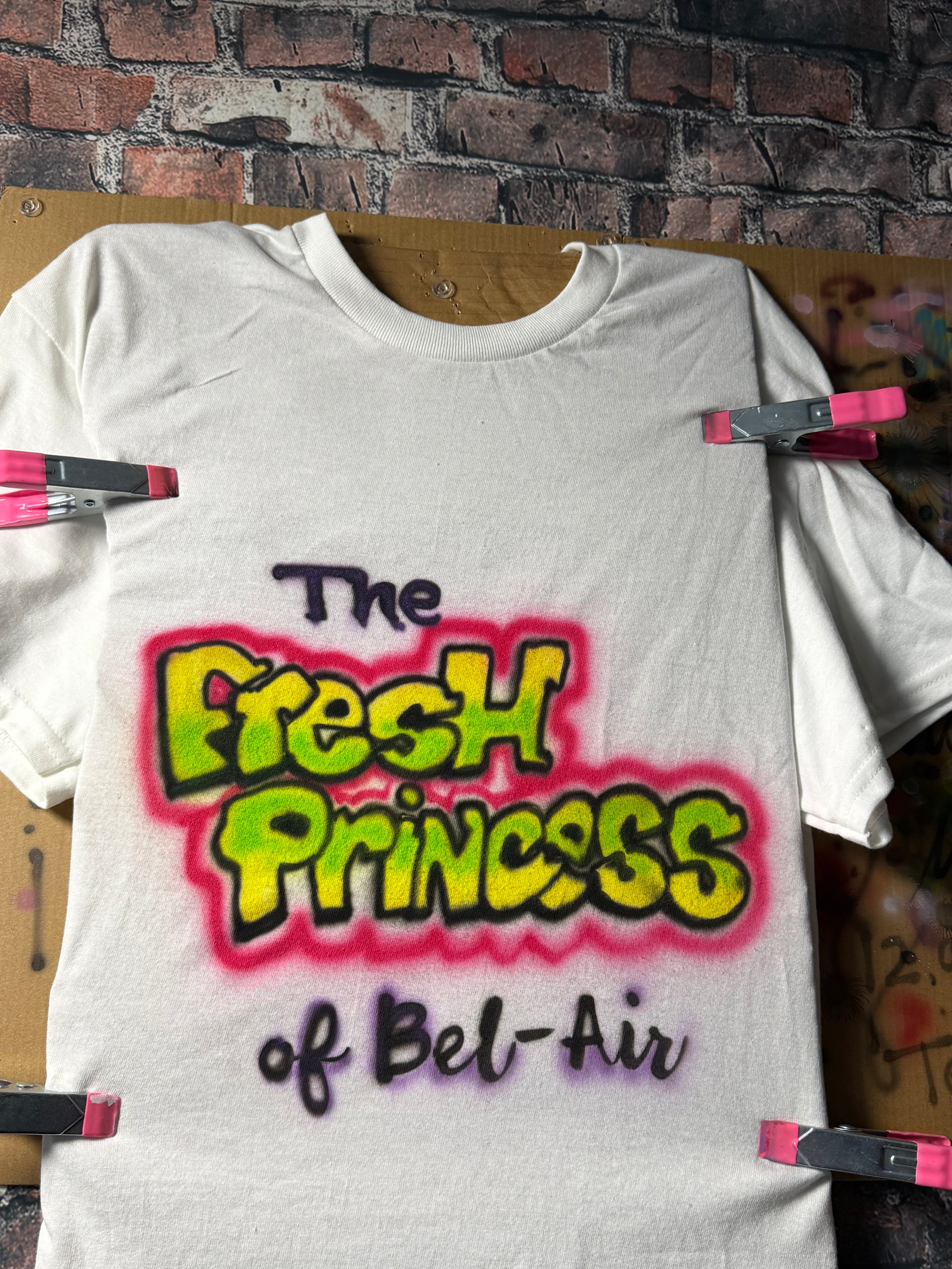 Airbrushed The Fresh Prince/Princess of Bel-Air T-Shirt