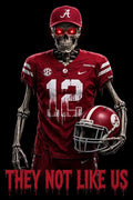 Crimson Tide Alabama They Not Like Us Football DTF ready to press iron on transfer for clothing t-shirts and hoodies