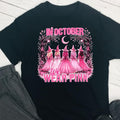 In October We Wear Pink Breast Cancer Awareness DTF T-Shirt