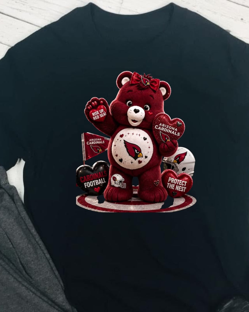 Carebear Arizona Cardinals Football DTF T-Shirt Game Ready