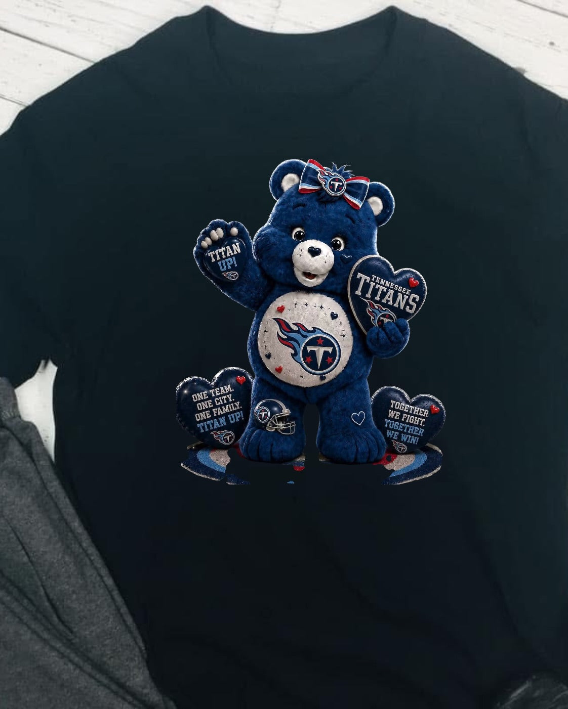 Carebear TENNESSEE TITANS Football DTF T-Shirt Game Ready