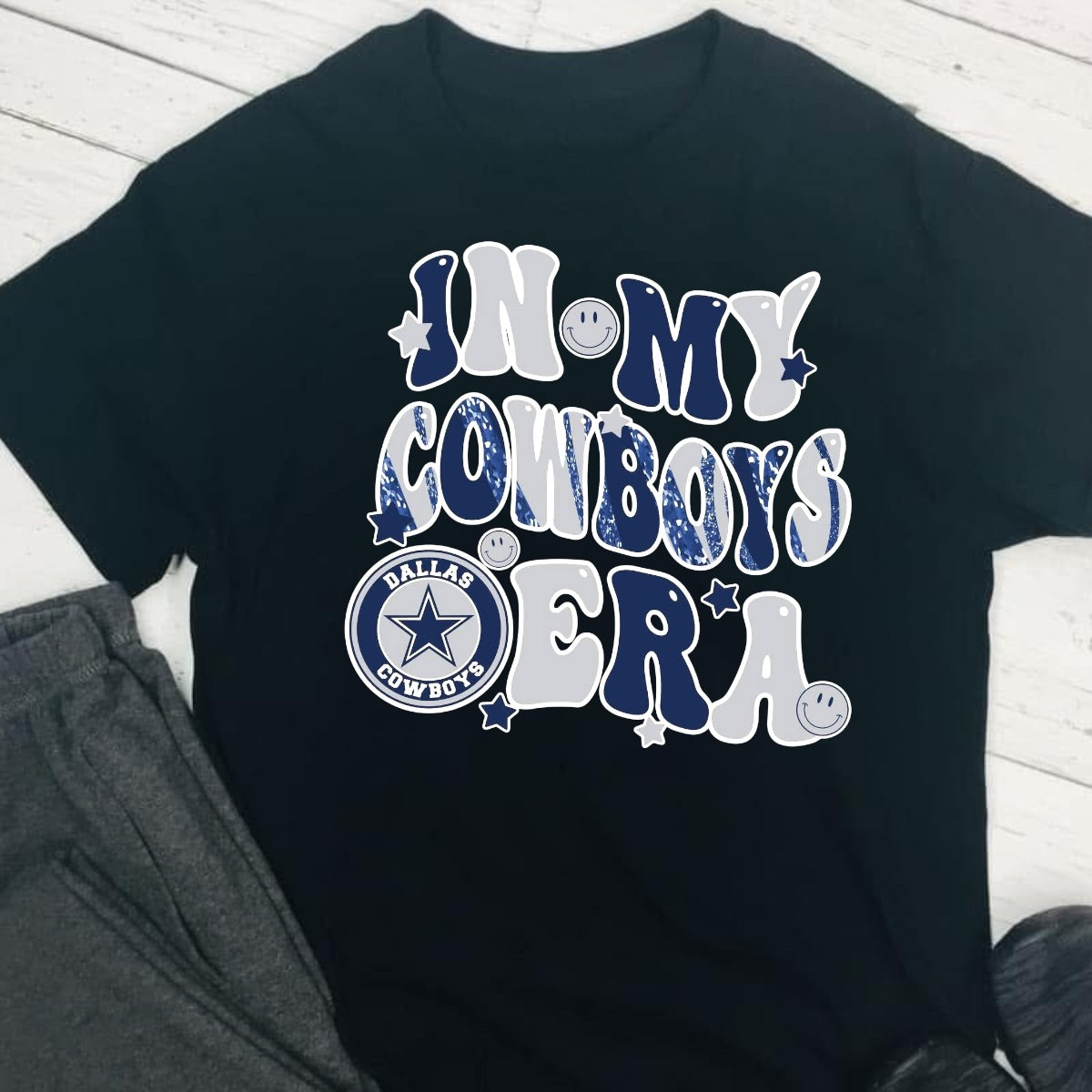 In My Cowboys Era Football DTF T-Shirt