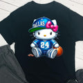 Hello Kitty Cowboys Football DTF T-Shirt