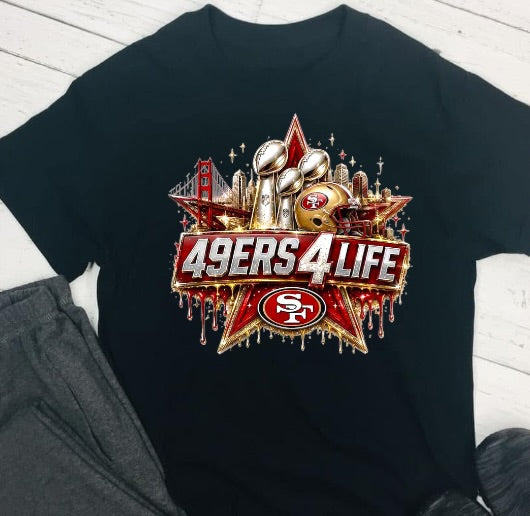 Football 4 Life DTF T-Shirt (choose team)