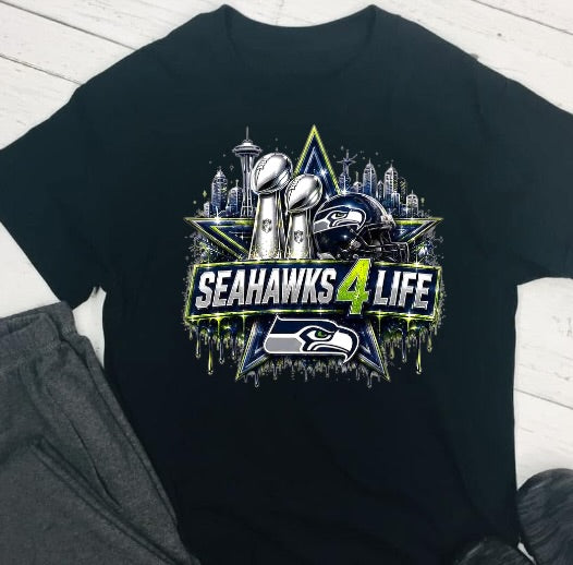 Football 4 Life DTF T-Shirt (choose team)