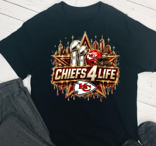 Football 4 Life DTF T-Shirt (choose team)