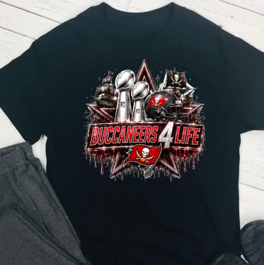 Football 4 Life DTF T-Shirt (choose team)