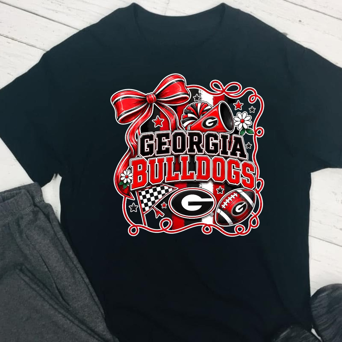 GEORGIA BULLDOGS Football DTF T-Shirt