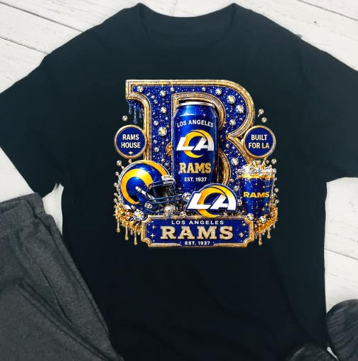 LA RAMS Football DTF T-Shirt