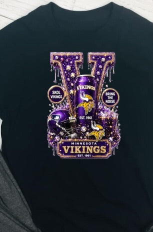Vikings Football DTF T-Shirt
