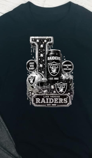 Raiders Football DTF T-Shirt