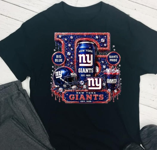 NY Giants Football DTF T-Shirt