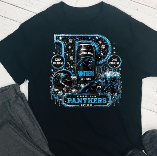 Panthers Football DTF T-Shirt