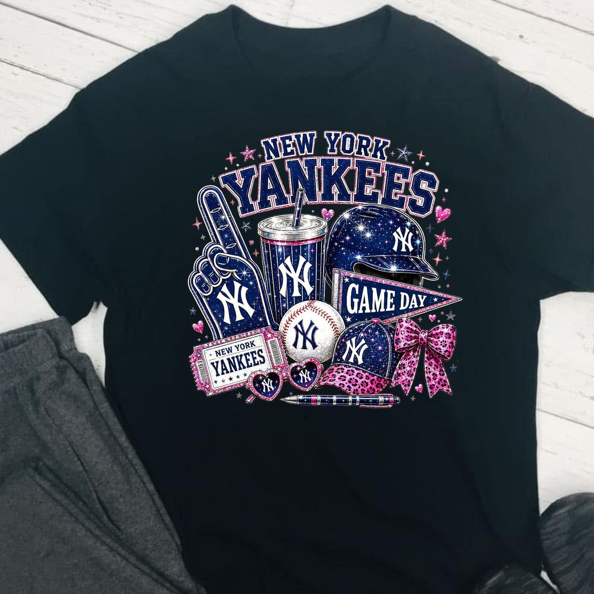 New York Yankees Baseball DTF T-Shirt Game Ready