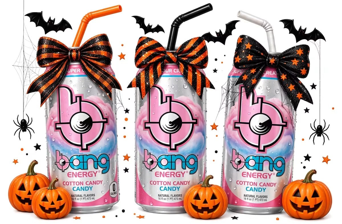 Halloween Caffeine DTF ready to press iron on transfer for clothing t-shirts and hoodies