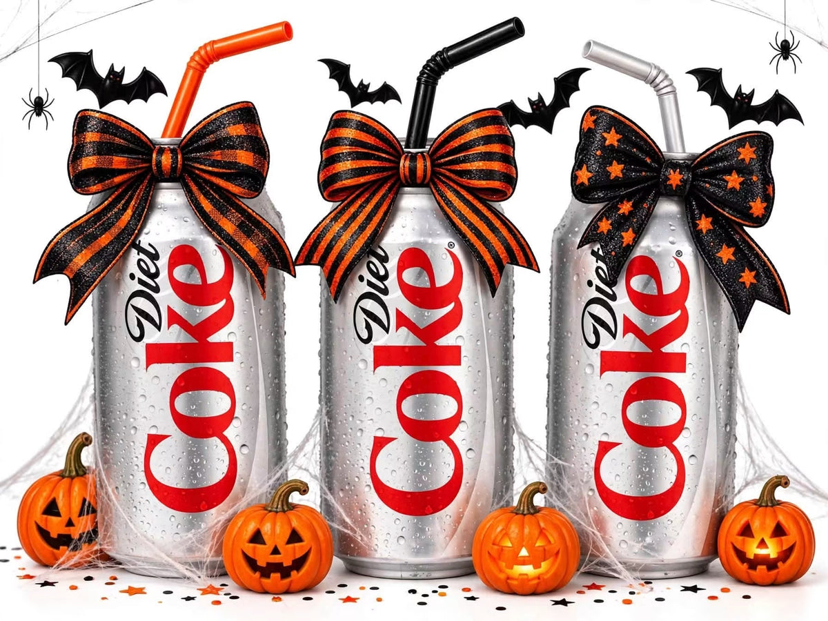 Halloween Caffeine DTF ready to press iron on transfer for clothing t-shirts and hoodies