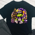 Vikings Grinch Christmas Football DTF T-Shirt Game Ready