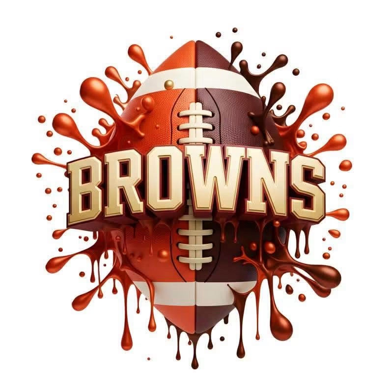 Browns Football DTF ready to press iron on transfer for clothing t-shirts and hoodies