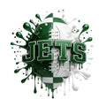 JETS Football DTF ready to press iron on transfer for clothing t-shirts and hoodies
