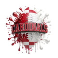 CARDINALS Football DTF ready to press iron on transfer for clothing t-shirts and hoodies