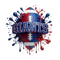 GIANTS Football DTF ready to press iron on transfer for clothing t-shirts and hoodies