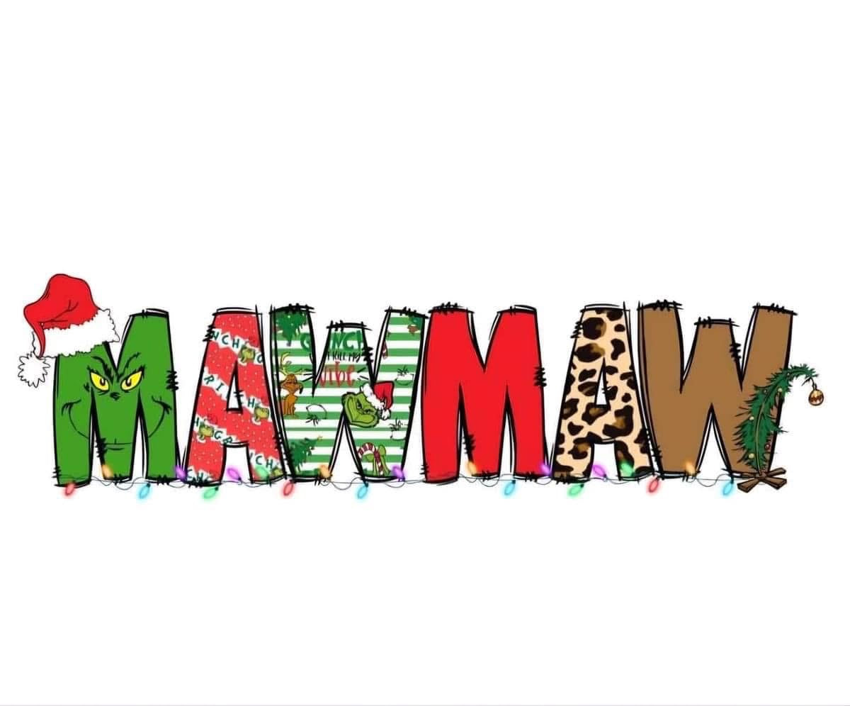 Family Christmas DTF ready to press iron on transfer for clothing t-shirts and hoodies