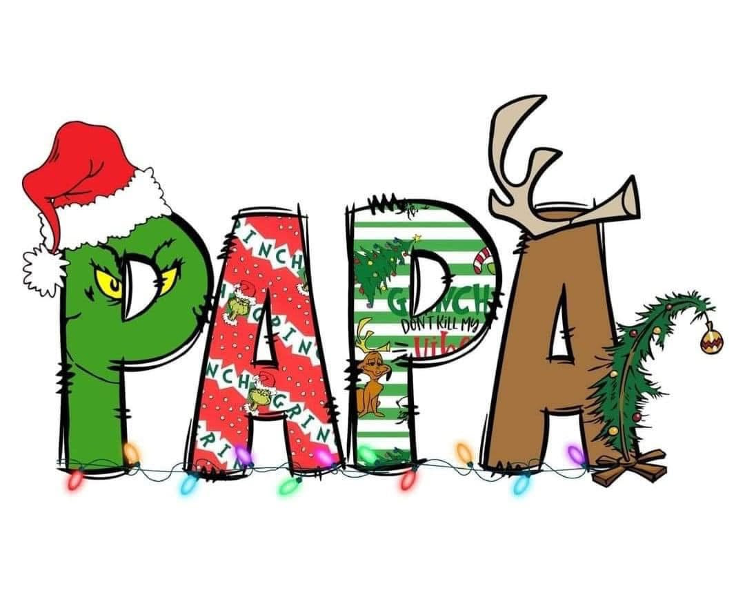 Family Christmas DTF ready to press iron on transfer for clothing t-shirts and hoodies