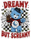 Halloween Scare Bears DTF ready to press iron on transfer for clothing t-shirts and hoodies