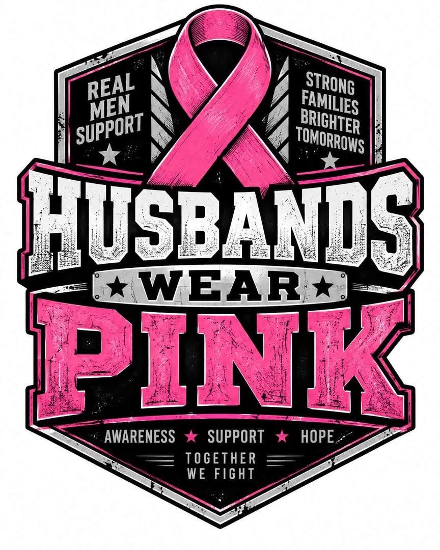 Men Wear Pink Breast Cancer Awareness DTF ready to press iron on transfer for clothing t-shirts and hoodies