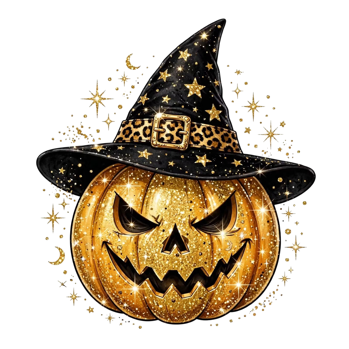 Jack-O-Lantern  Halloween DTF ready to press iron on transfer for clothing t-shirts and hoodies