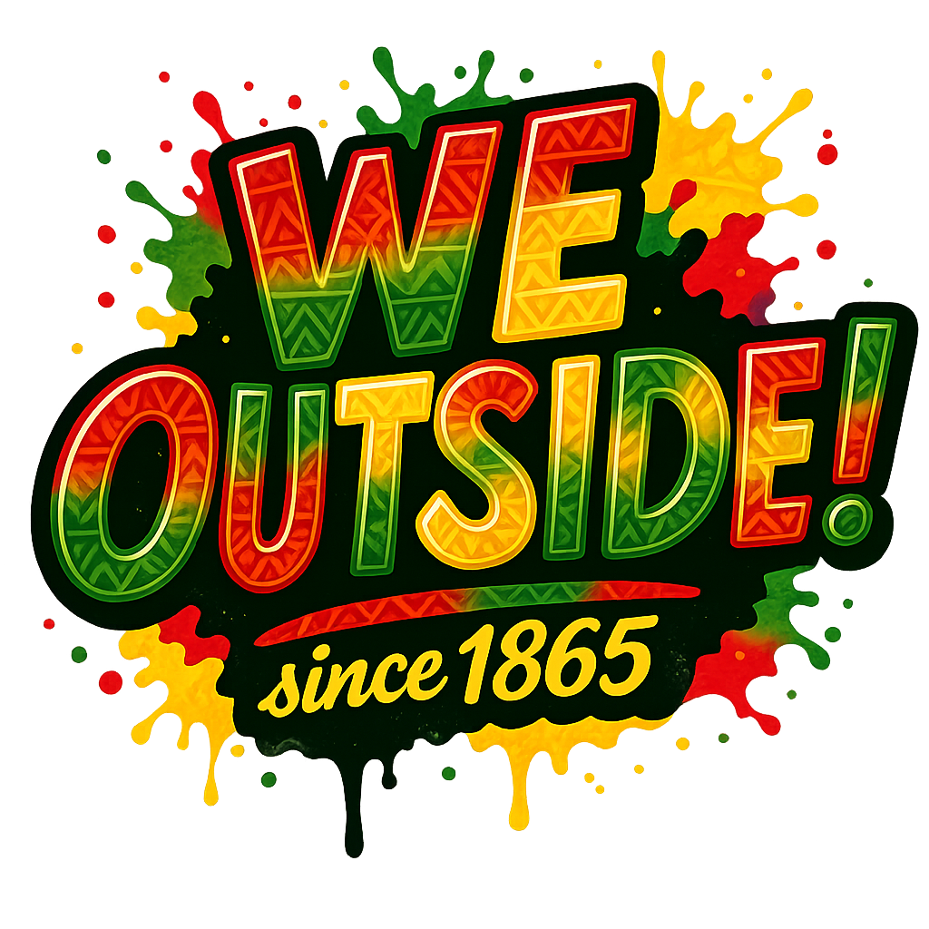 Juneteenth We Outside DTF ready to press iron on transfer for clothing t-shirts and hoodies