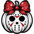 Killer Jack-O-Lantern Halloween 1 DTF ready to press iron on transfer for clothing t-shirts and hoodies