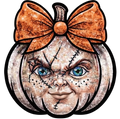 Killer Jack-O-Lantern Halloween DTF ready to press iron on transfer for clothing t-shirts and hoodies