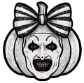 Killer Jack-O-Lantern Halloween DTF ready to press iron on transfer for clothing t-shirts and hoodies