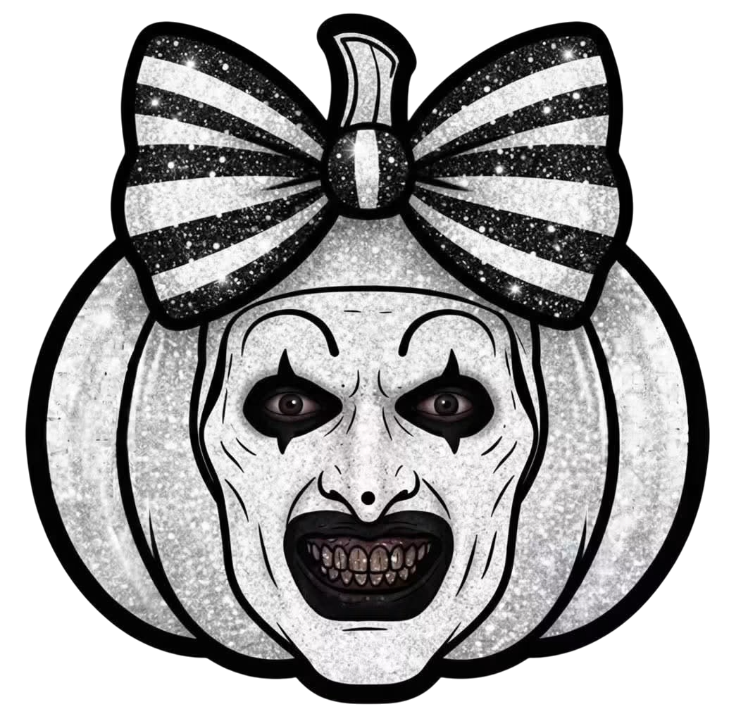 Killer Jack-O-Lantern Halloween DTF ready to press iron on transfer for clothing t-shirts and hoodies