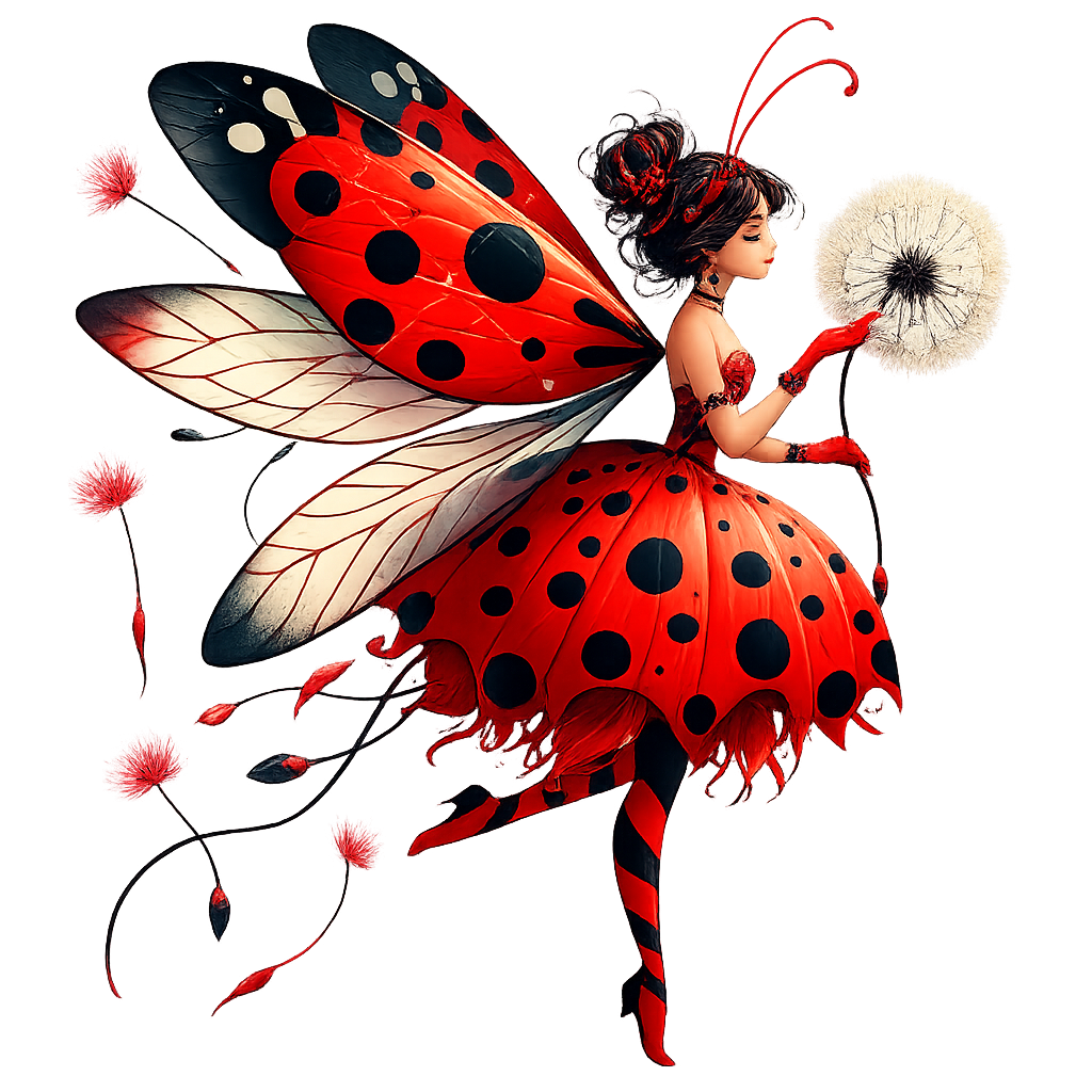 Lady Bug DTF ready to press iron on transfer for clothing t-shirts and hoodies