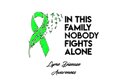 Lyme Disease Awareness DTF ready to press iron on transfer for clothing t-shirts and hoodies