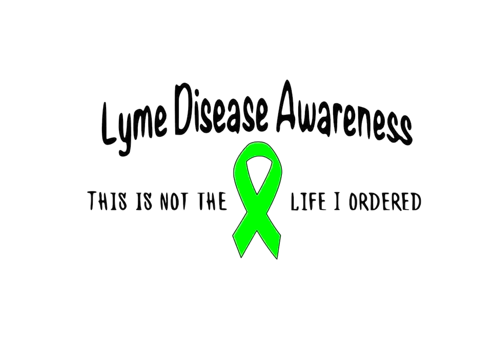 Lyme Disease Awareness DTF ready to press iron on transfer for clothing t-shirts and hoodies