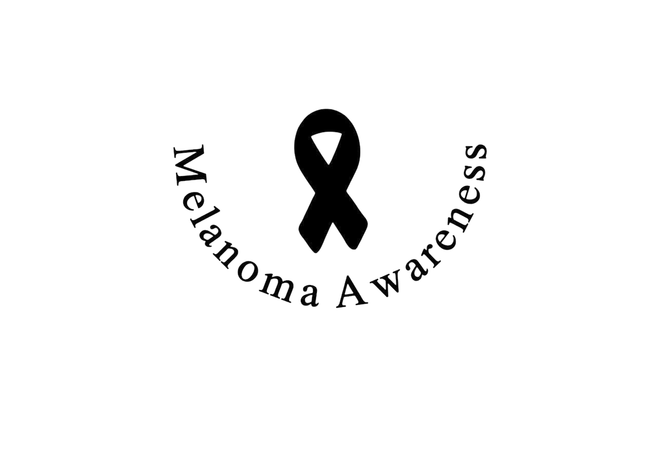 Melanoma Cancer Awareness DTF ready to press iron on transfer for clothing t-shirts and hoodies