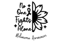 Melanoma Awareness DTF ready to press iron on transfer for clothing t-shirts and hoodies