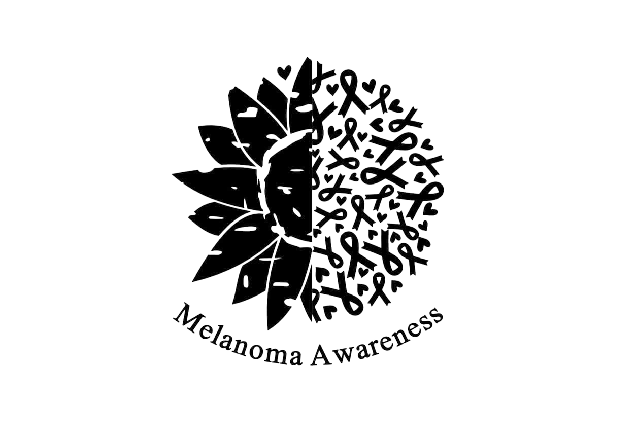 Melanoma Awareness DTF ready to press iron on transfer for clothing t-shirts and hoodies