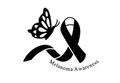 Melanoma Cancer Awareness DTF ready to press iron on transfer for clothing t-shirts and hoodies